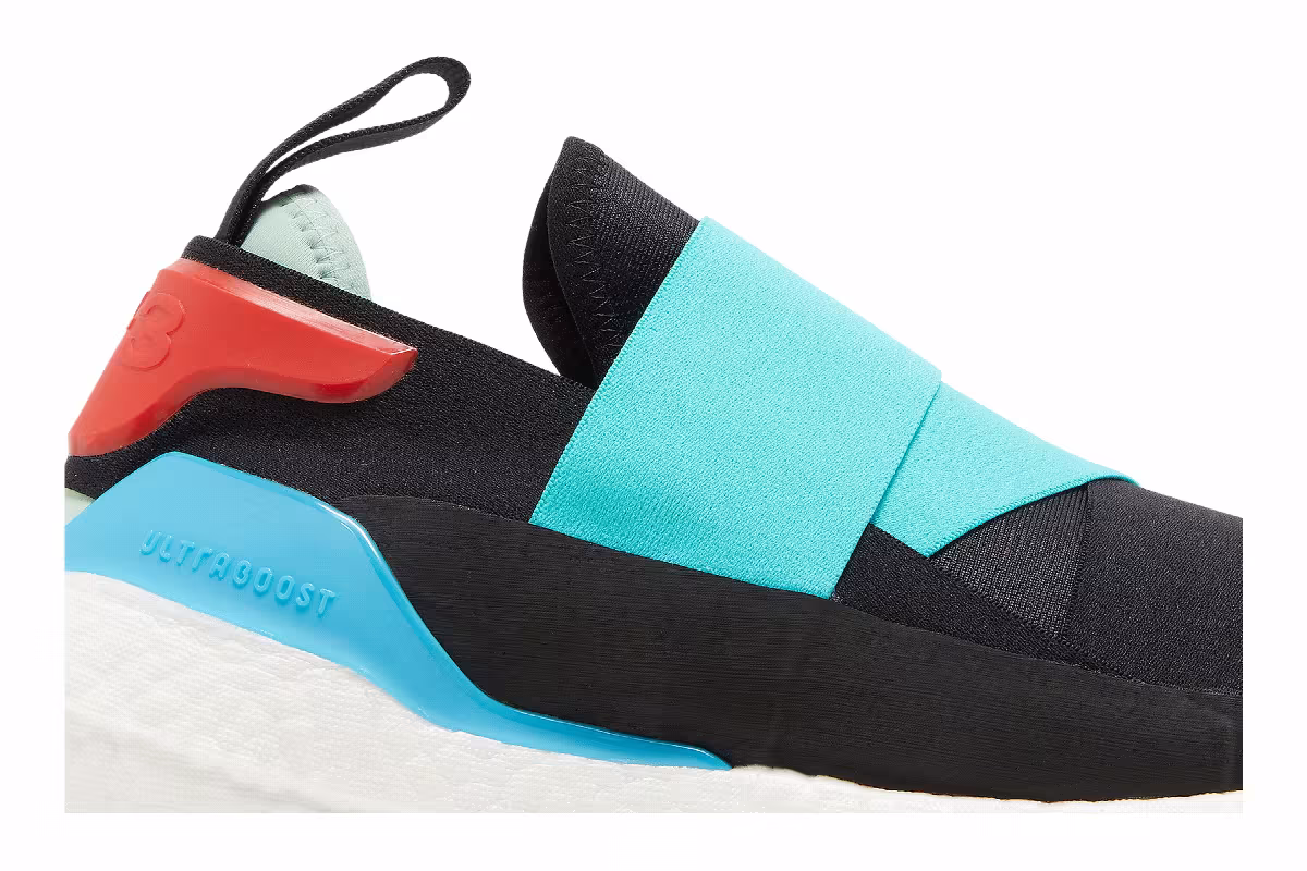 adidas Y-3 UltraBoost 22 Black Vivid Mint, view 3