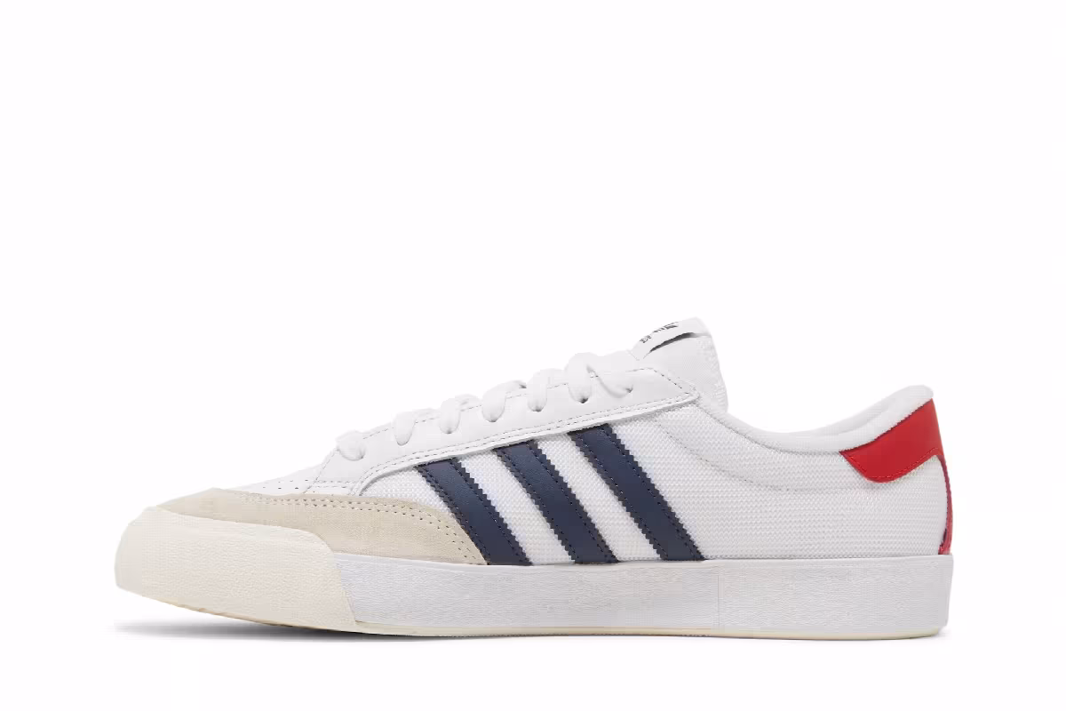 Adidas Nora White Navy Scarlet, view 4