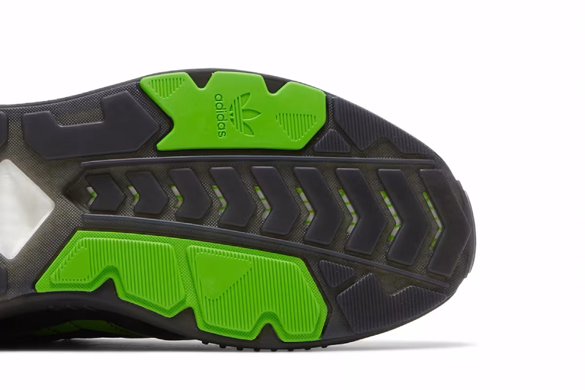 Kawasaki Ninja x adidas ZX 5000 Boost Black Green, view 6