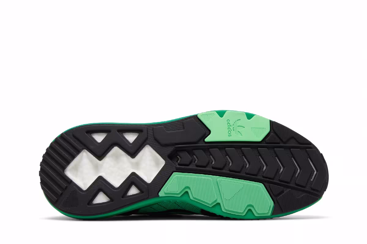 Adidas ZX 5000 Boost Screaming Green, view 5