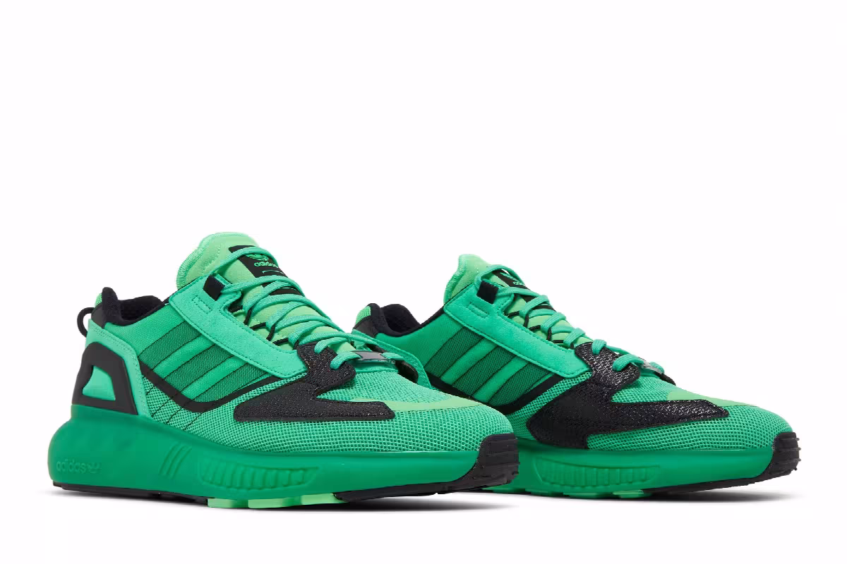 Adidas ZX 5000 Boost Screaming Green, view 9