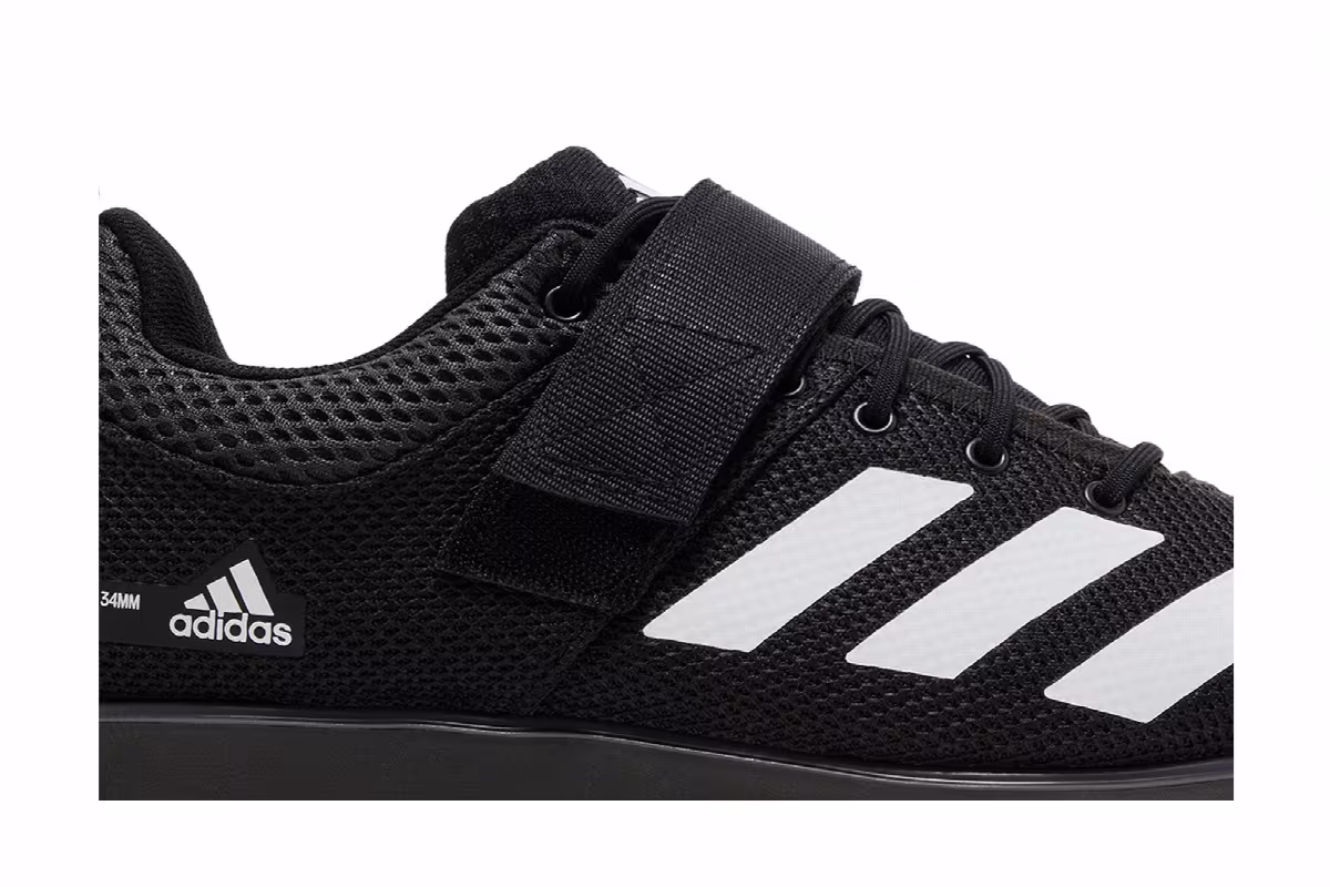 adidas Powerlift 5 Black White, view 3