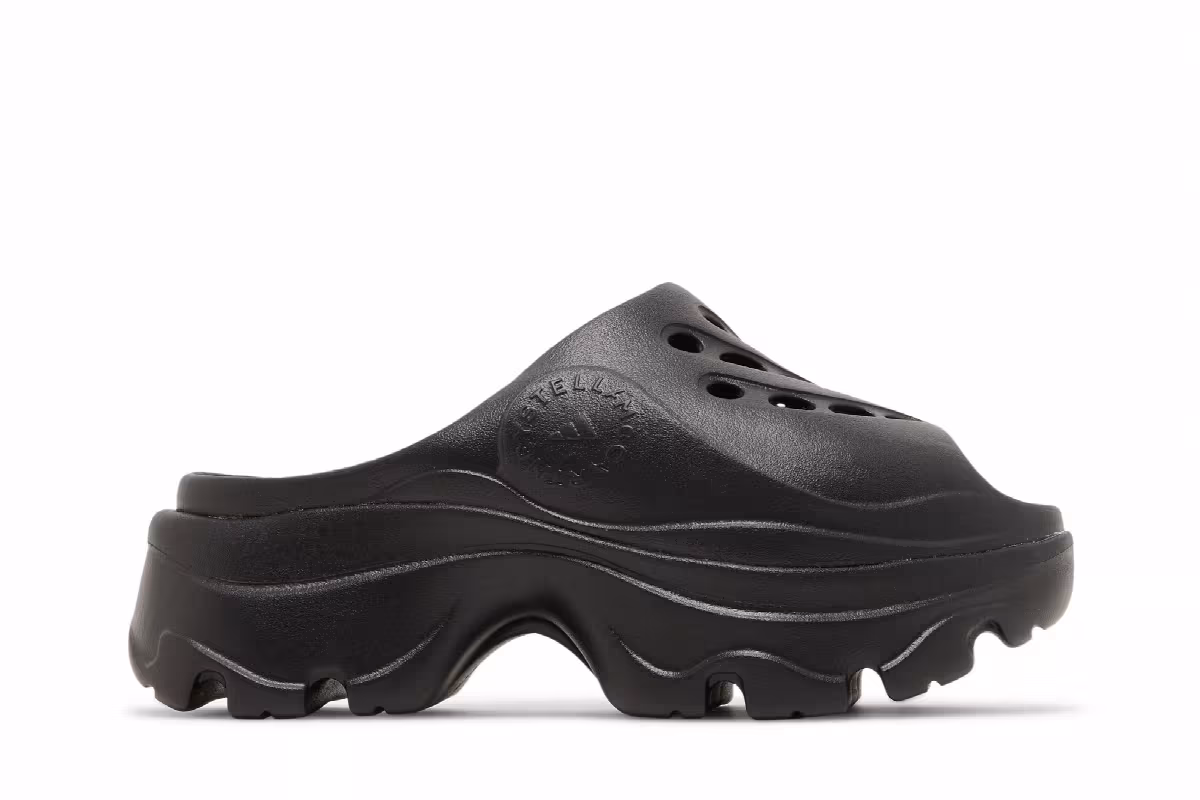 Stella McCartney x adidas Women's Clog Triple Black, view 2