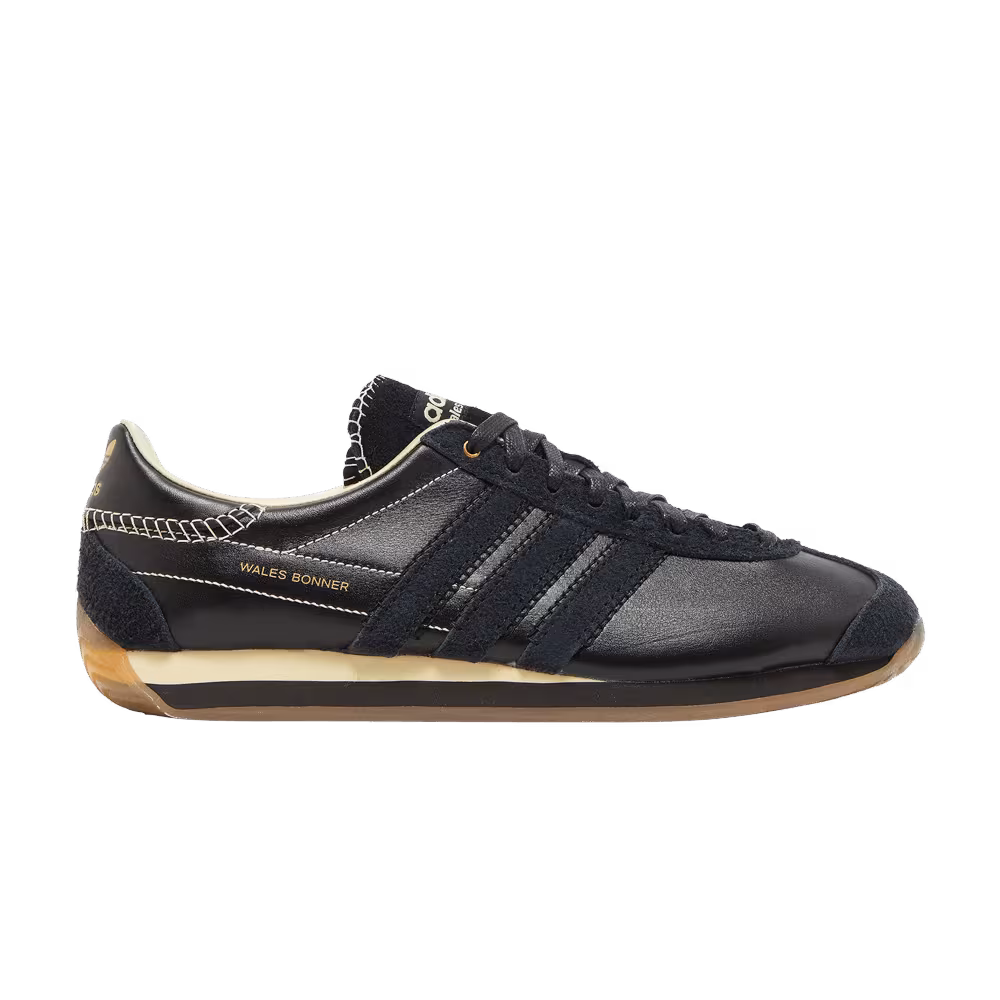 Wales Bonner x adidas Country Black Easy Yellow