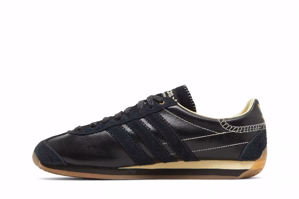 Wales Bonner x adidas Country Black Easy Yellow, view 4