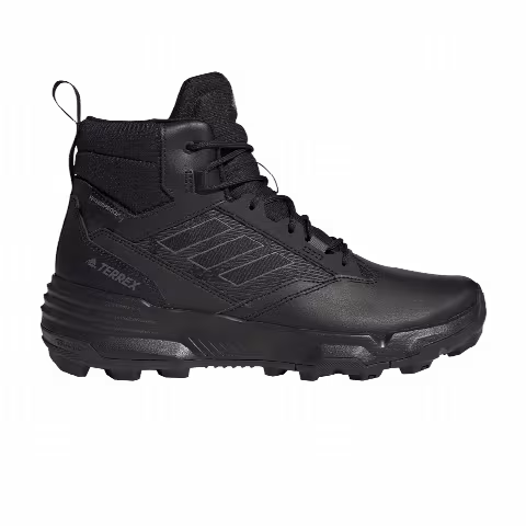 adidas Terrex Unity Leather Mid Rain.RDY 'Black Grey'
