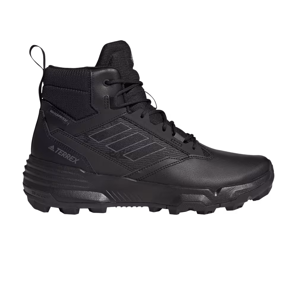 adidas Terrex Unity Leather Mid Rain.RDY Black Grey