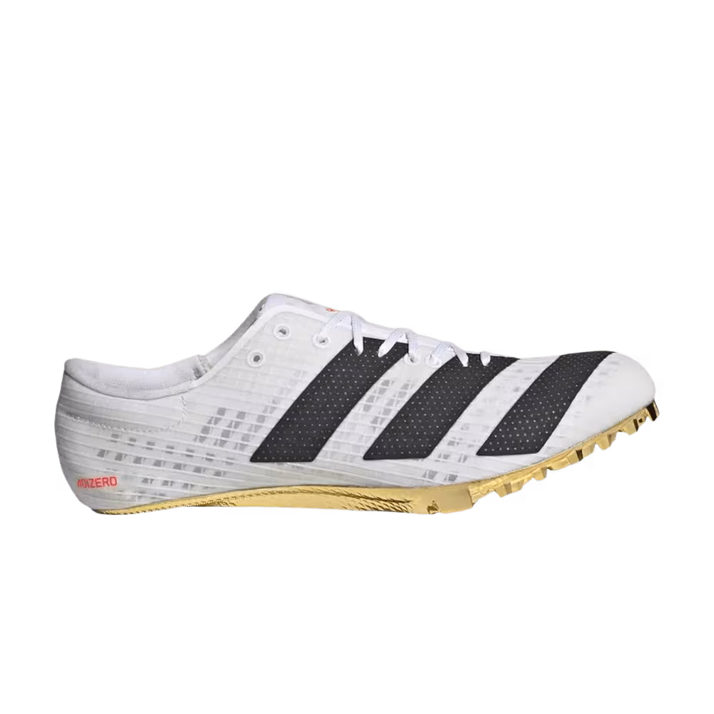 Adidas Adizero Finesse Spikes White Gold Solar Red