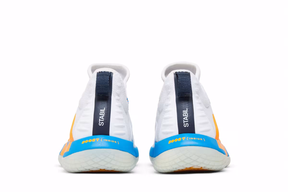 Adidas Stabil Next Gen Primeblue White Orange Rush, view 7