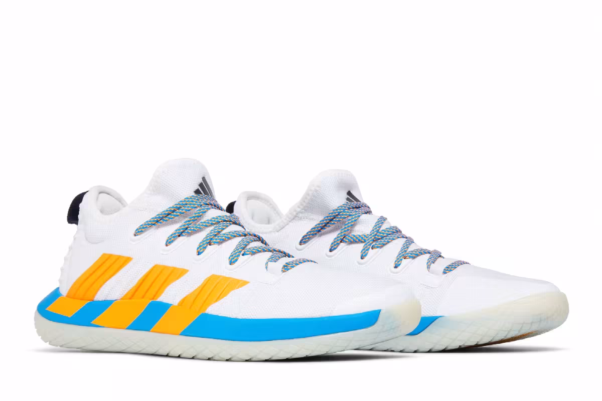 Adidas Stabil Next Gen Primeblue White Orange Rush, view 9