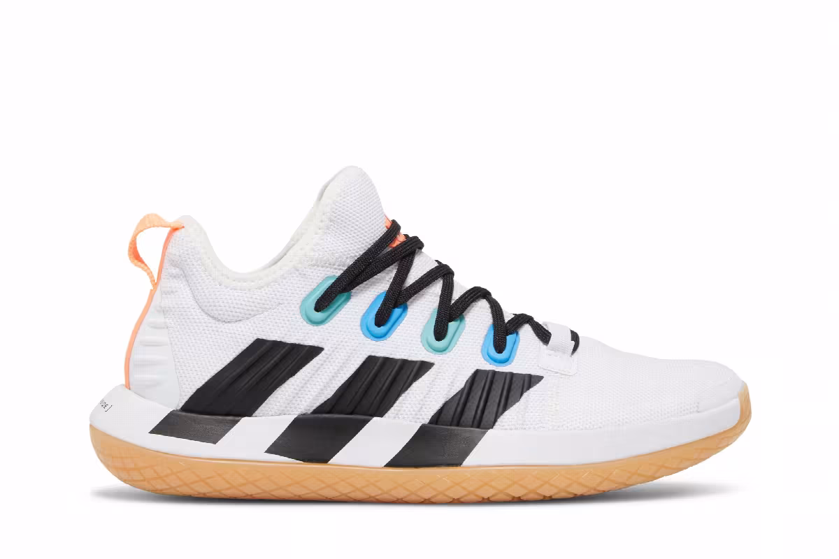 Adidas Women's Stabil Next Gen Primeblue Wide White Beam Orange Gum, view 2