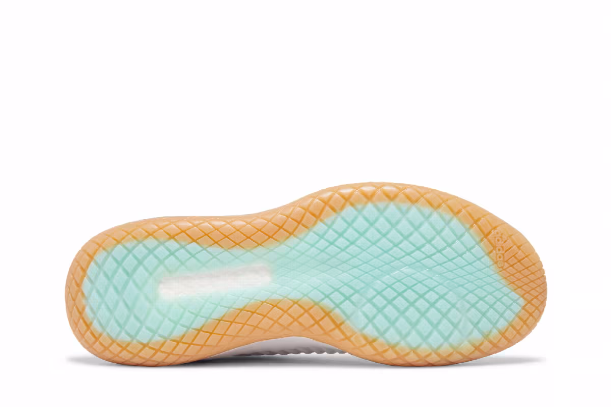 Adidas Women's Stabil Next Gen Primeblue Wide White Beam Orange Gum, view 5