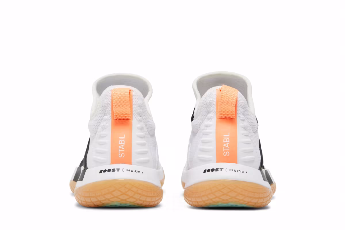 Adidas Women's Stabil Next Gen Primeblue Wide White Beam Orange Gum, view 7