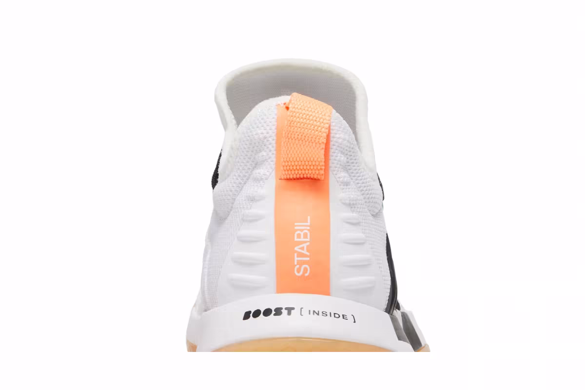 Adidas Women's Stabil Next Gen Primeblue Wide White Beam Orange Gum, view 8