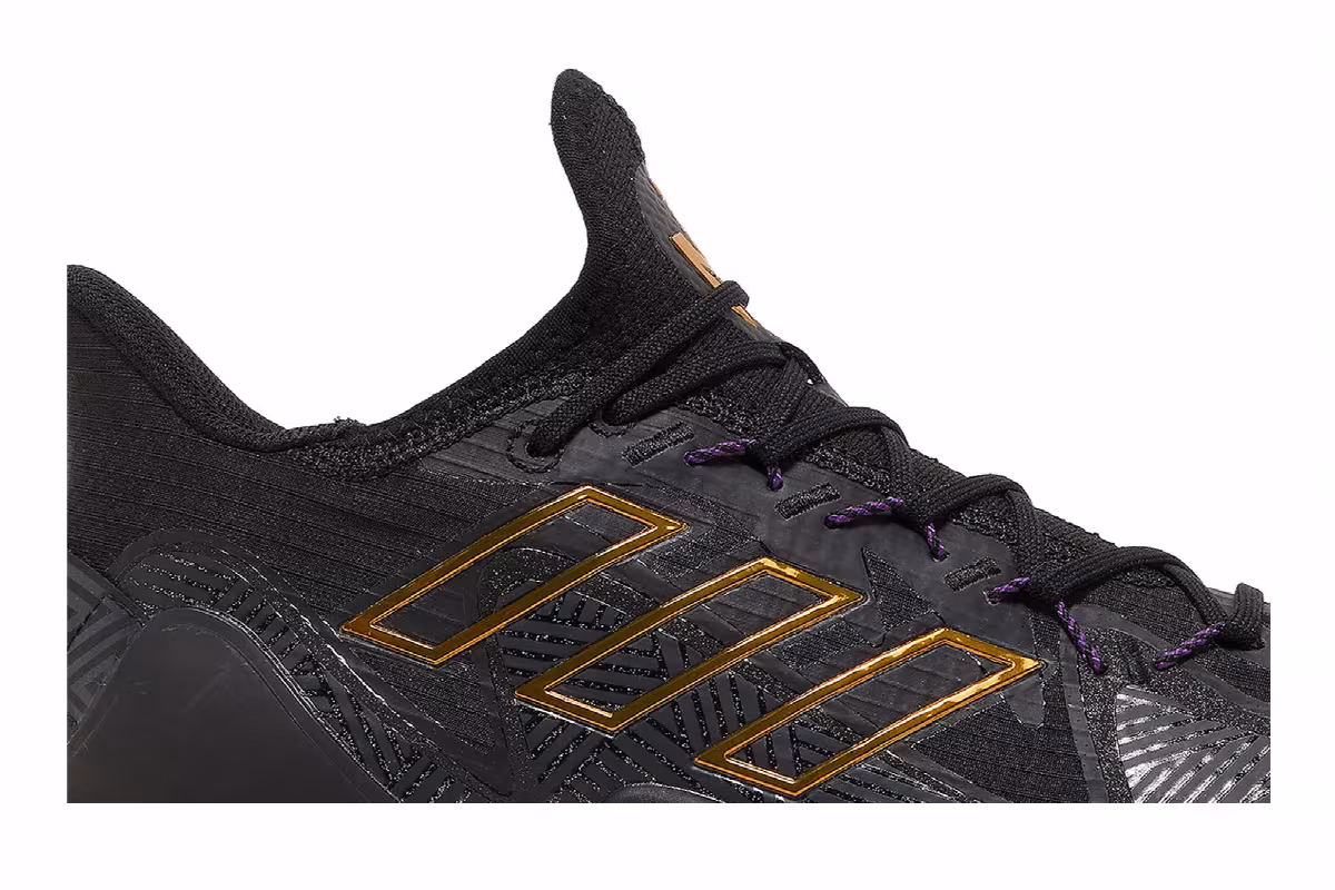 Marvel x adidas Mahomes 1 Impact FLX Black Panther, view 3