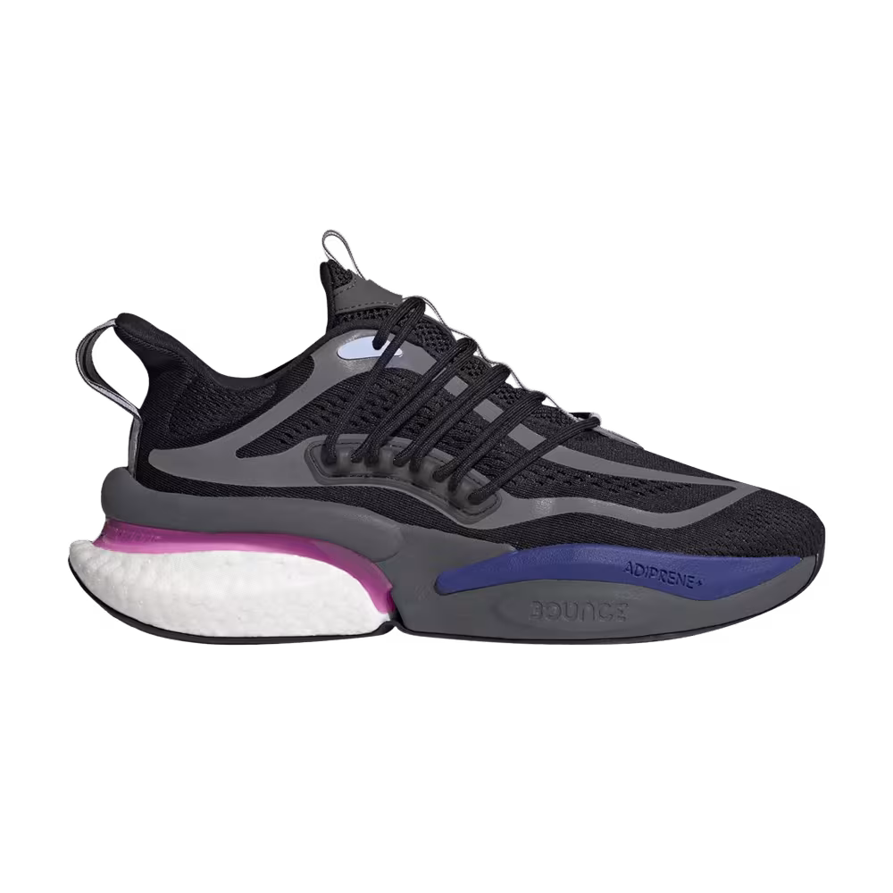adidas AlphaBoost V1 Black Blue Fuchsia