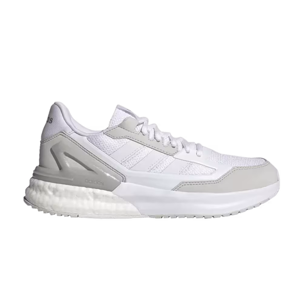 Adidas Women's Nebzed Super Boost White Silver Metallic