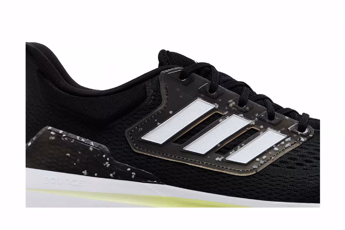 Adidas EQ21 Run Black Almost Lime, view 3