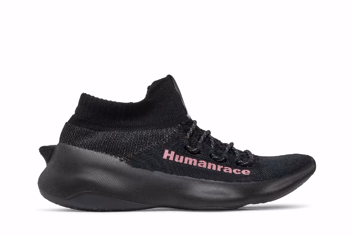 Pharrell x adidas Human Race Sichona Black Shock Pink, view 2