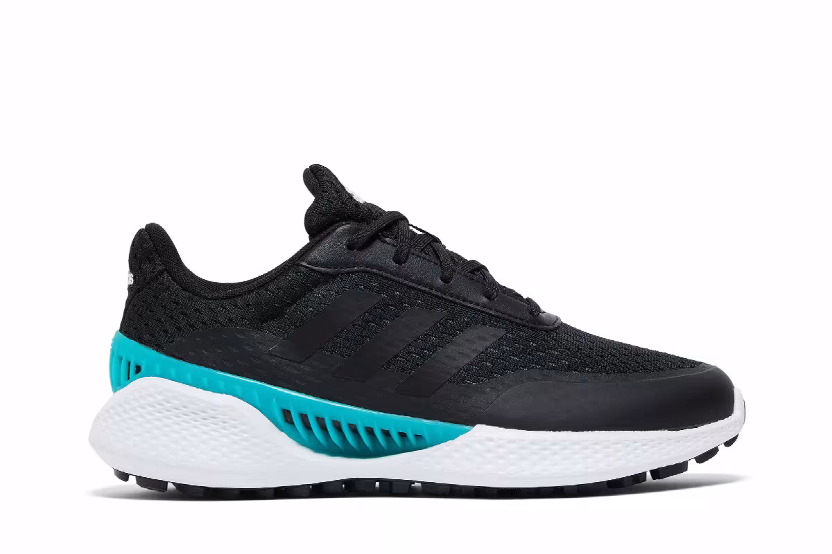Adidas Women's Summervent Spikeless Golf Black Mint Rush, view 2
