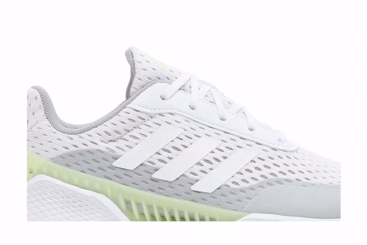 Adidas Women's Summervent Spikeless Golf White Almost Lime, view 3