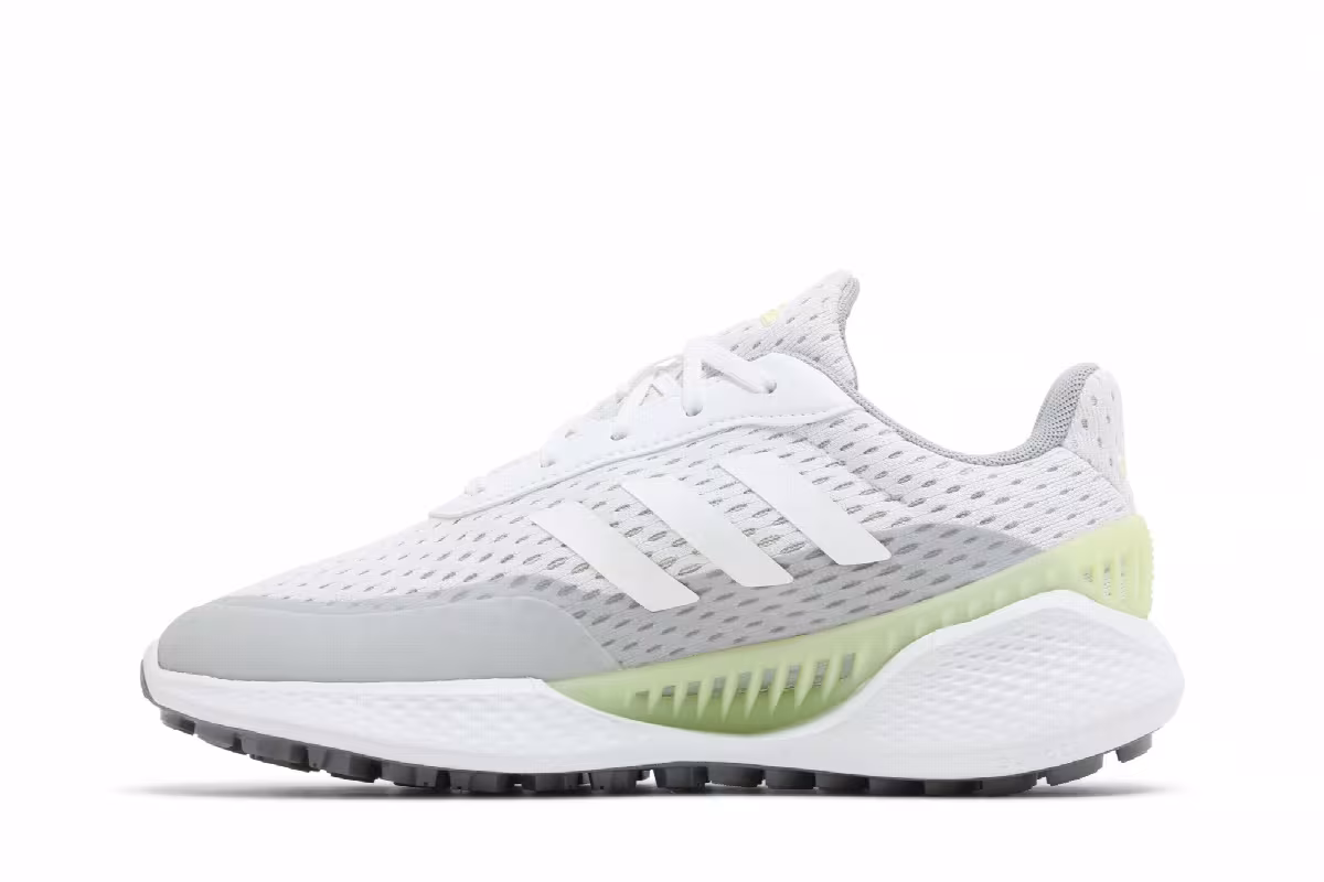 Adidas Women's Summervent Spikeless Golf White Almost Lime, view 4