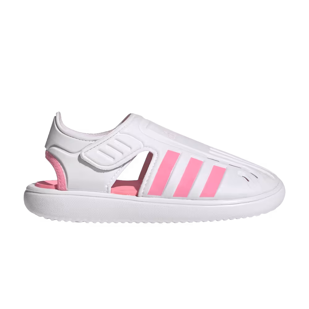 Adidas Summer Closed Toe Water Sandal J White Beam Pink