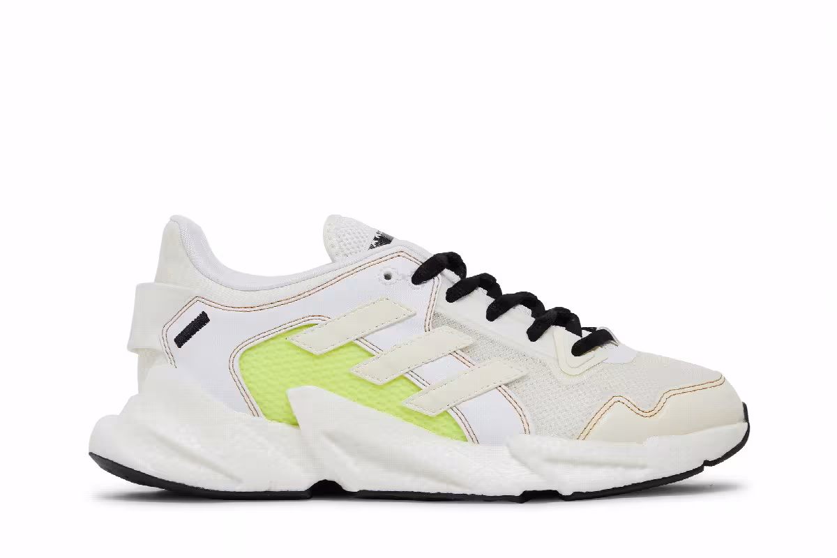 Karlie Kloss x adidas Women's X9000 Off White Light Flash Yellow, view 2