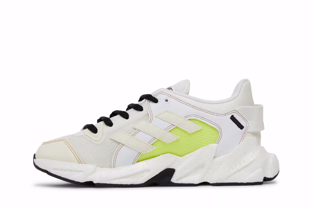 Karlie Kloss x adidas Women's X9000 Off White Light Flash Yellow, view 4