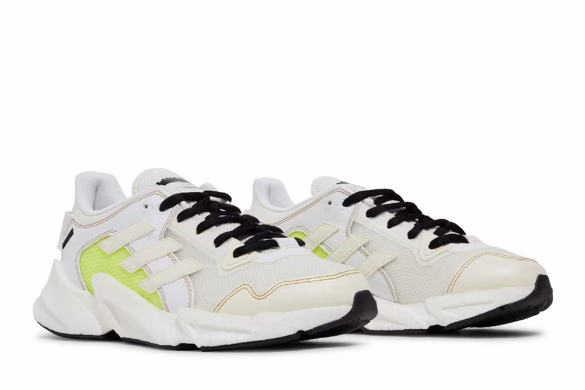 Karlie Kloss x adidas Women's X9000 Off White Light Flash Yellow, view 9