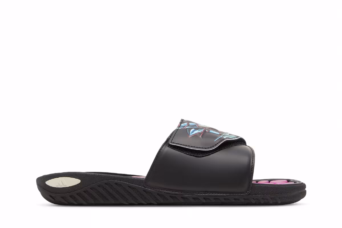 Yu-Gi-Oh! x adidas Reptossage Slide Dark Magician, view 2