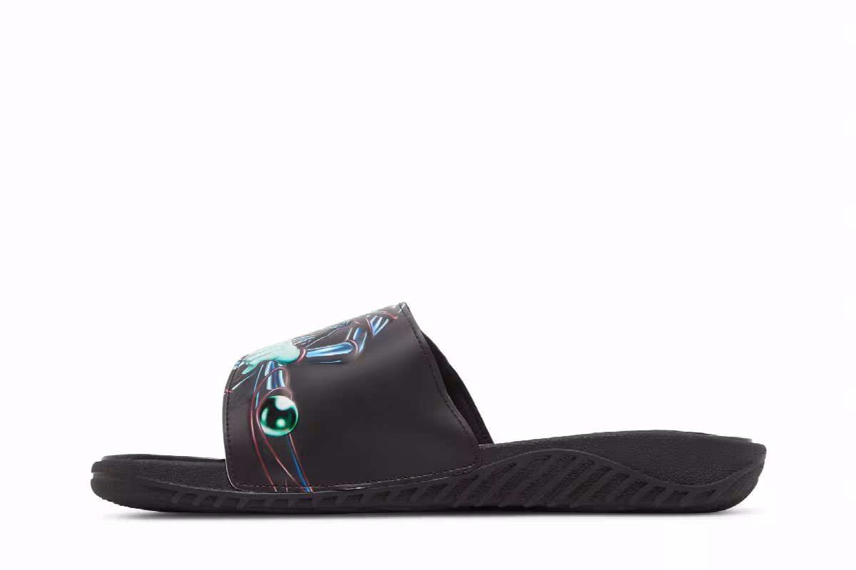 Yu-Gi-Oh! x adidas Reptossage Slide Dark Magician, view 4