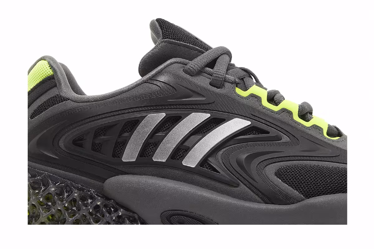 adidas 4D Krazed Black Solar Yellow, view 3