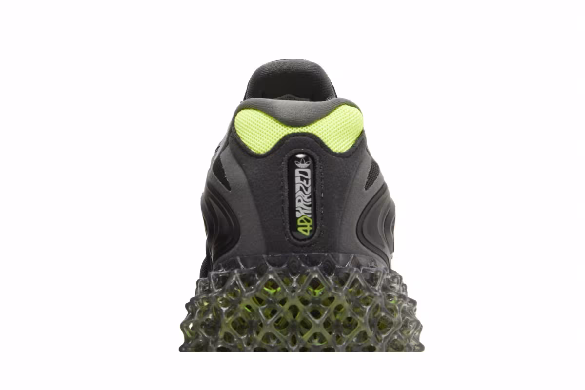 adidas 4D Krazed Black Solar Yellow, view 8