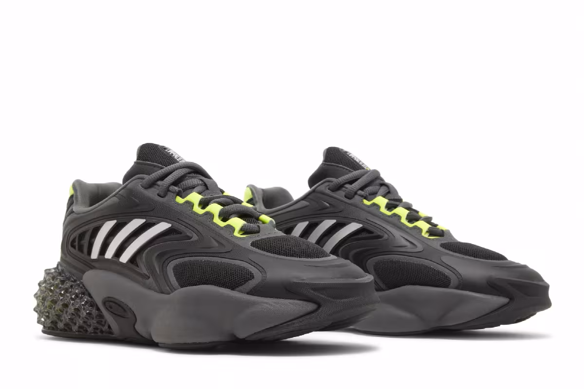 adidas 4D Krazed Black Solar Yellow, view 9