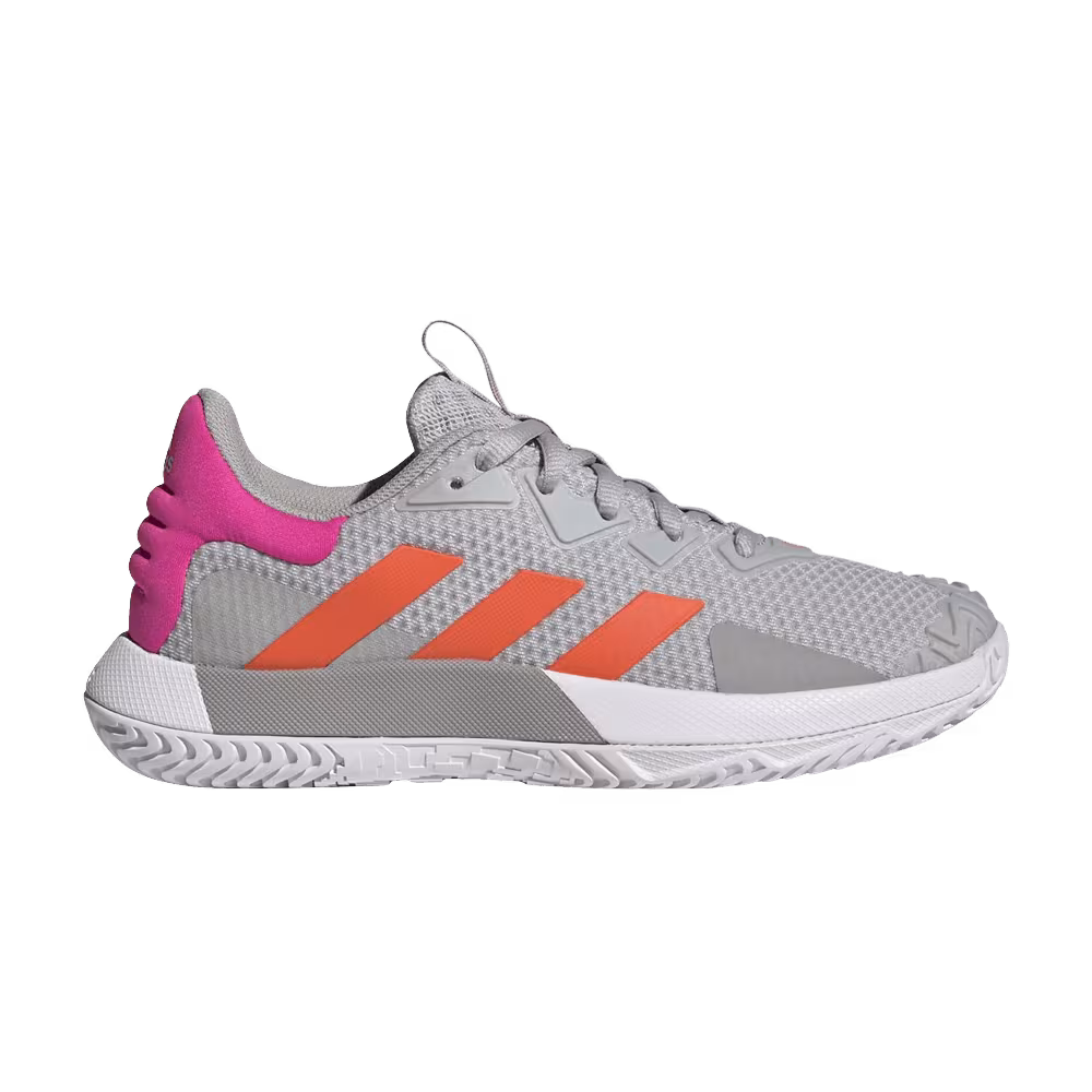 Adidas Women's SoleMatch Control Grey Solar Orange