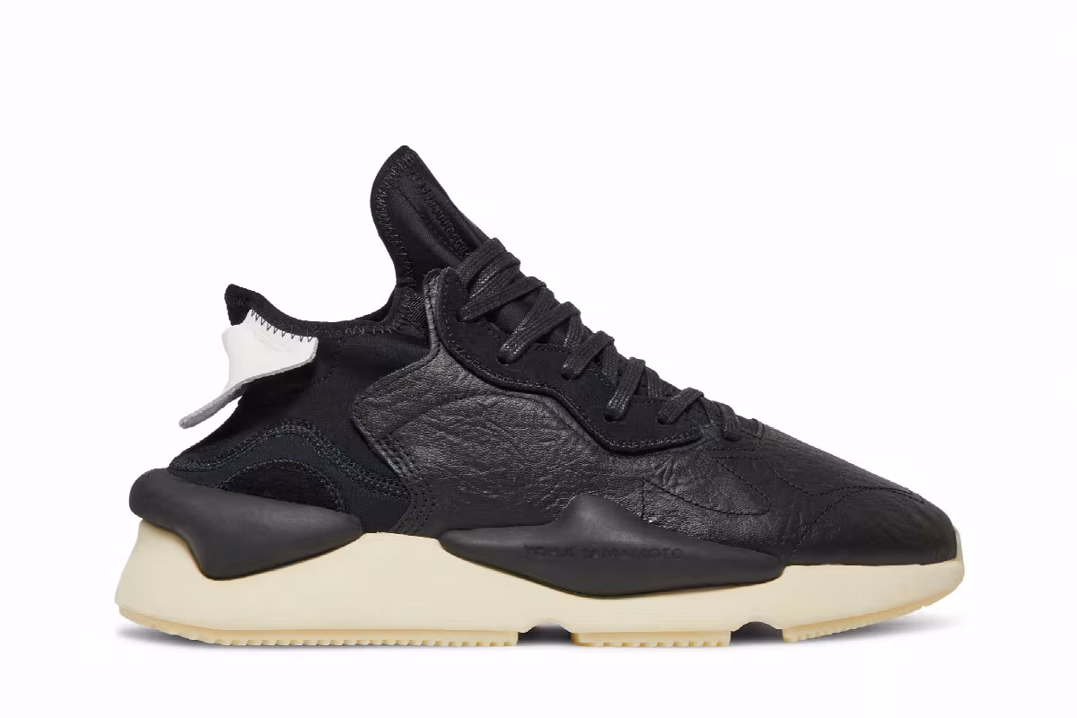 adidas Y-3 Kaiwa Black Cream White, view 2