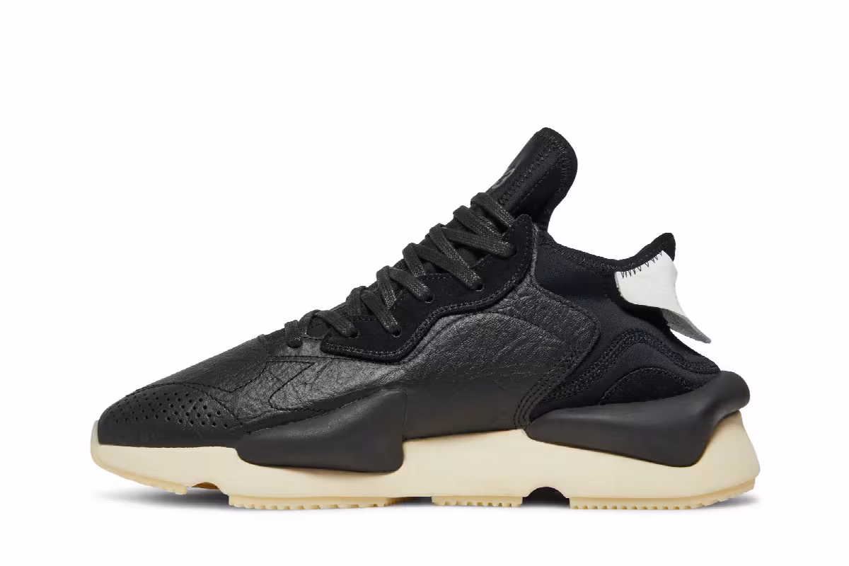 adidas Y-3 Kaiwa Black Cream White, view 4