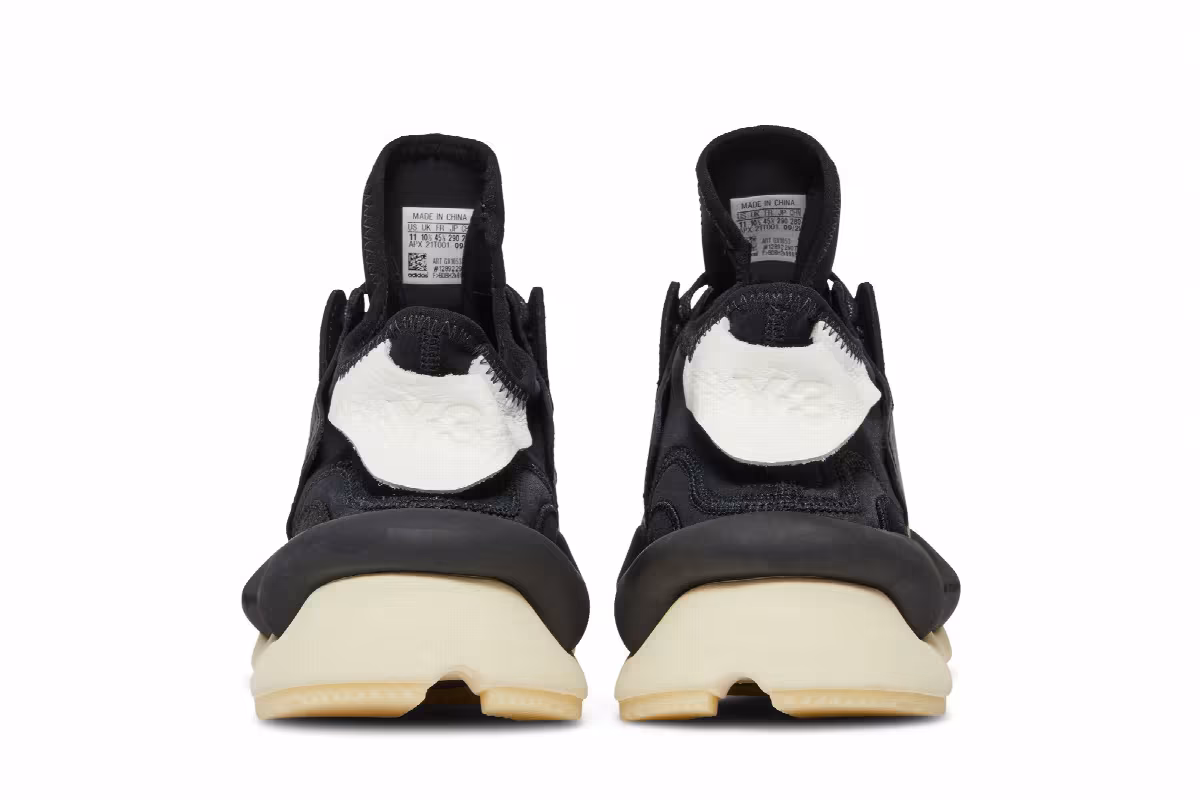 adidas Y-3 Kaiwa Black Cream White, view 7