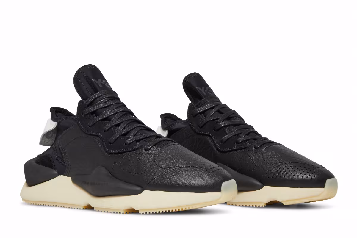 adidas Y-3 Kaiwa Black Cream White, view 9