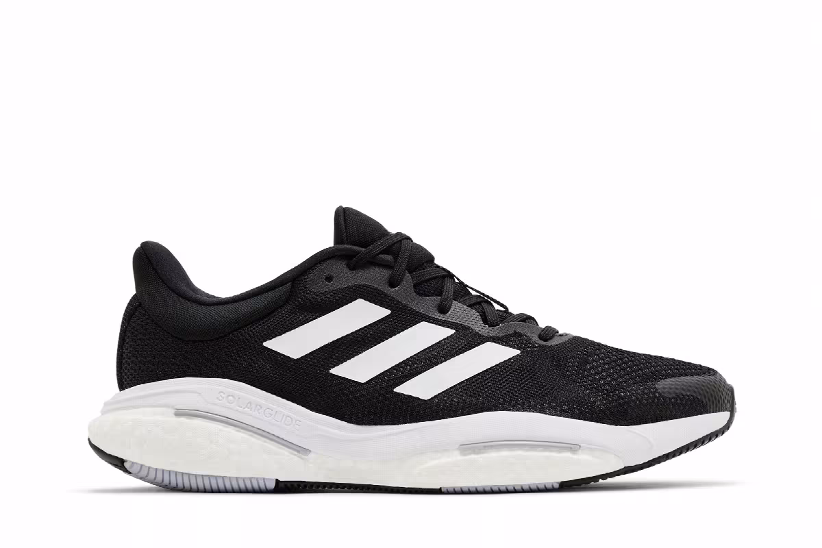 Adidas Solar Glide 5 Wide Black White Grey, view 2