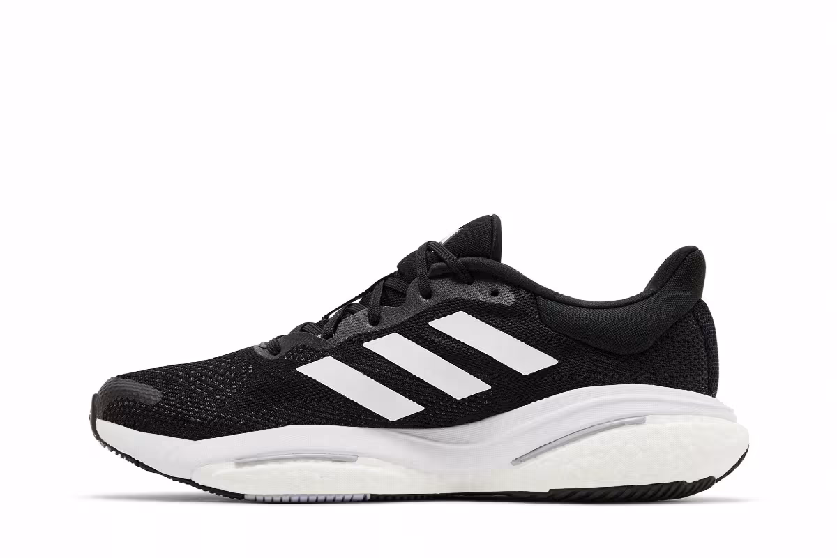 Adidas Solar Glide 5 Wide Black White Grey, view 4
