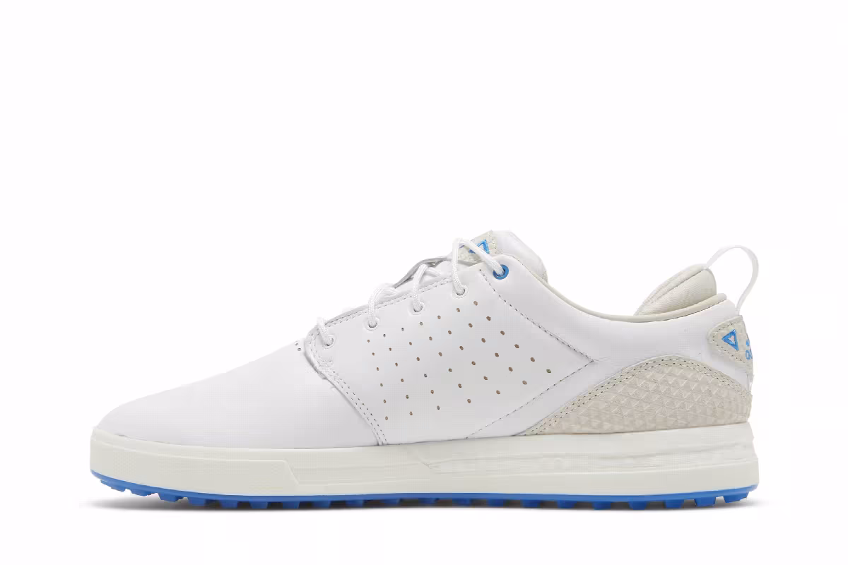 Adidas Flopshot Spikeless White Blue Rush, view 4