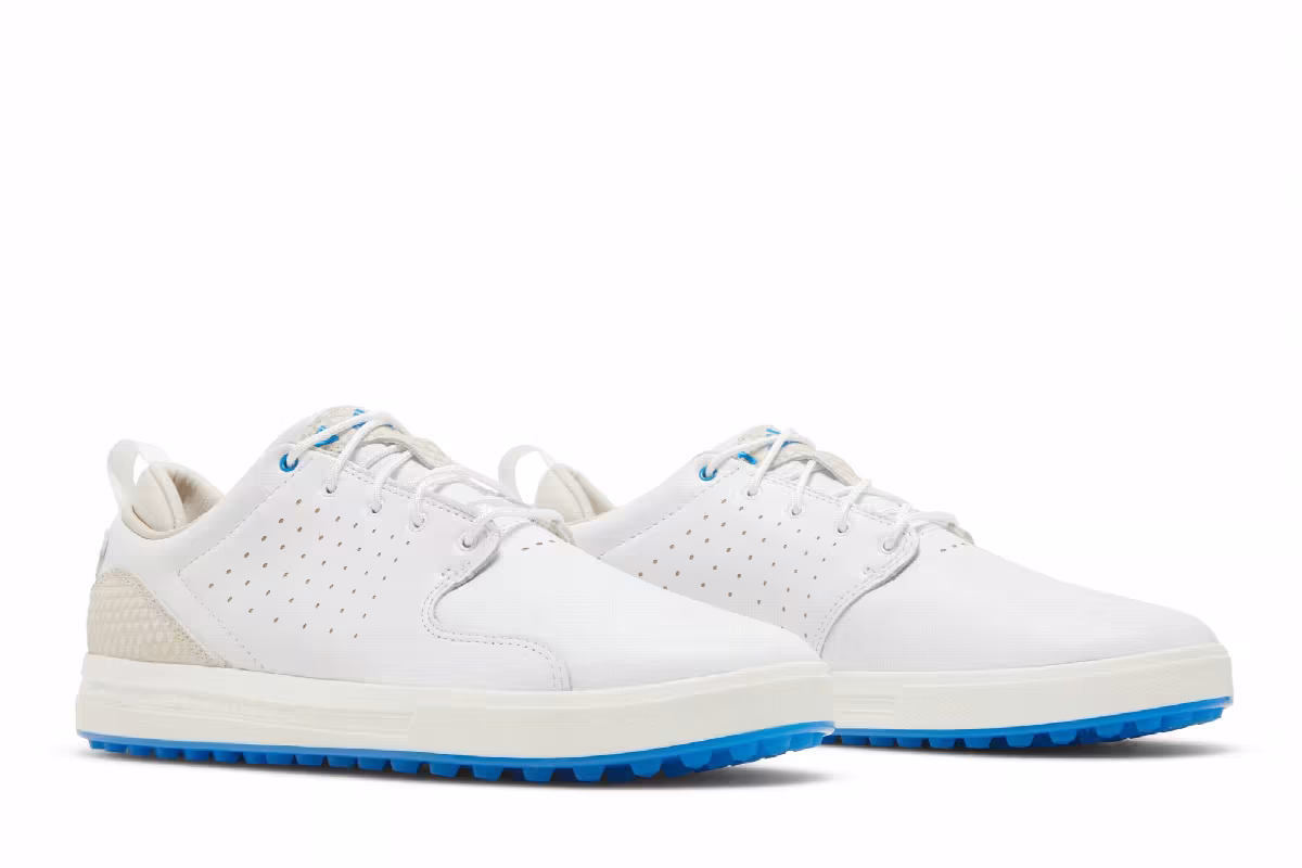 Adidas Flopshot Spikeless White Blue Rush, view 9