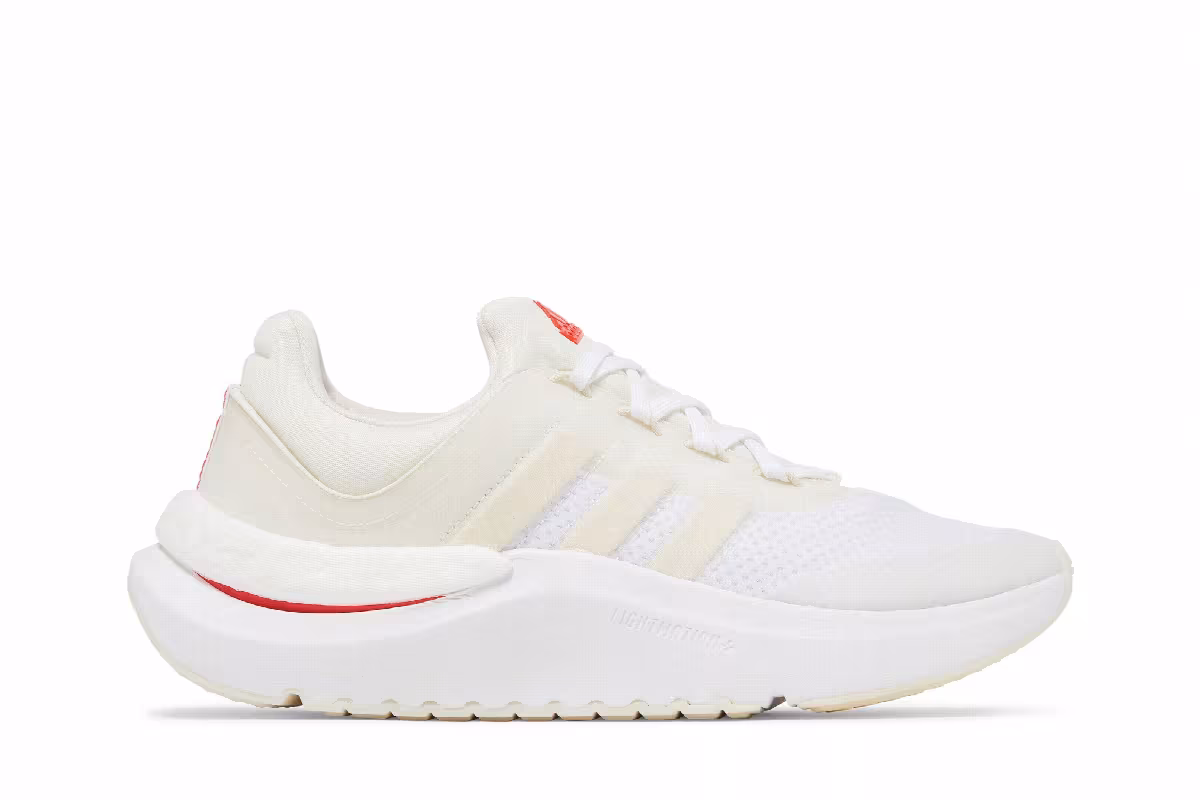 Adidas Women's ZNSARA Off White Bright Red, view 2