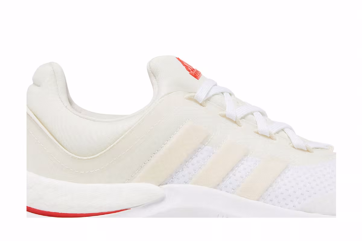 Adidas Women's ZNSARA Off White Bright Red, view 3