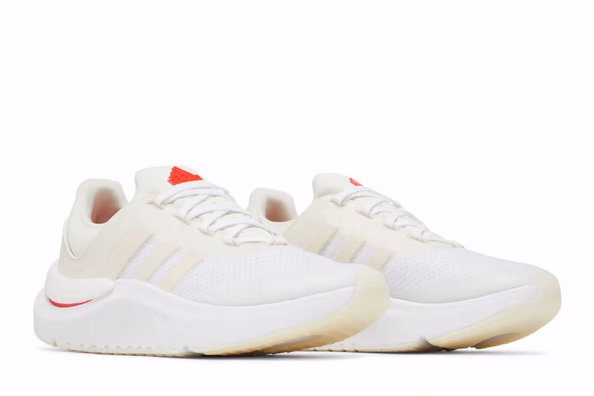 Adidas Women's ZNSARA Off White Bright Red, view 9