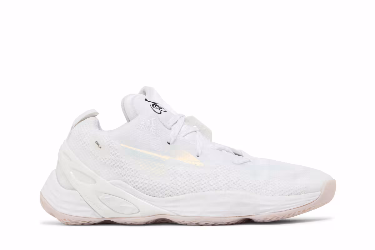 Candace Parker x adidas Women's Exhibit A Cloud White, view 2
