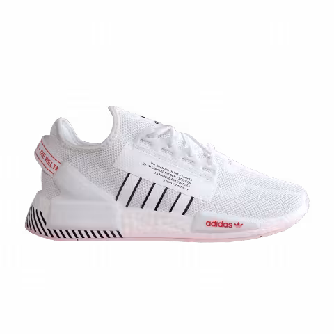 adidas NMD_R1 V2 'White Black Scarlet' JD Sports Exclusive