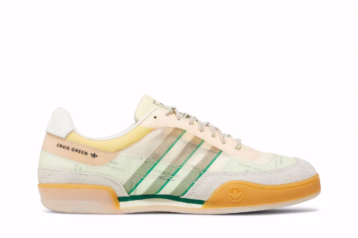 Craig Green x adidas Squash Polta AKH Cream Bold Green, view 2